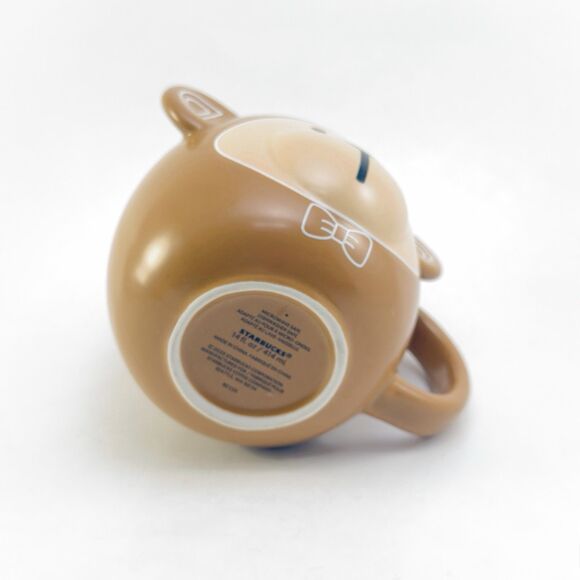 2025 Starbucks Bearista Bear Face Mug Brown Character Ceramic Coffee Cup 14 oz - Picture 5 of 7